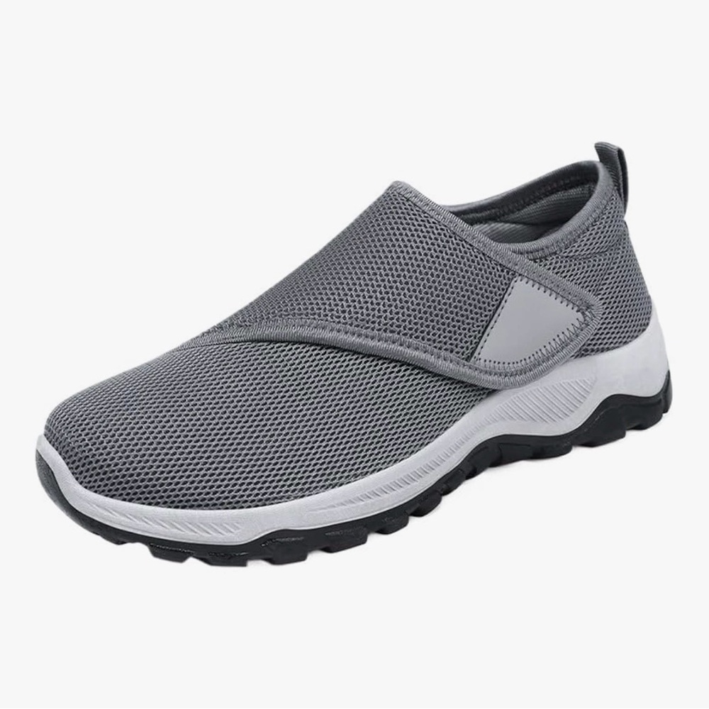 Ortorex Men’s Slip On Athletic Shoes Gray Mesh Lightweight Size 12